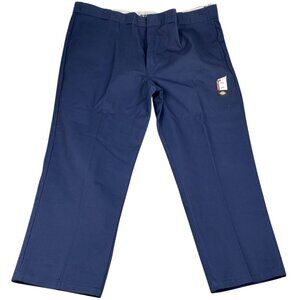 Dickies Men's 874 Work Pants 50X30 Navy Original Fit Polyester Cotton Durable